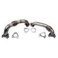 Wehrli Billet Exh Manifold Stainless Up Pipe KT w Gaskets Hardware 01-04 D-Max Black 100174