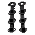 Wehrli Billet Exh Manifold Stainless Up Pipe KT w Gaskets Hardware 01-04 D-Max Black 100174