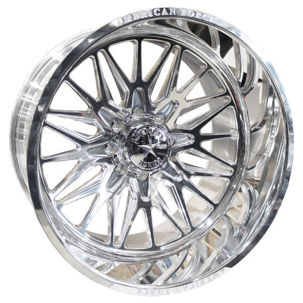 Wheel Pros American Force AFW FROST CC 24X12 8X165 BK-MILLED -55 AFTNCKH41D22-5-20