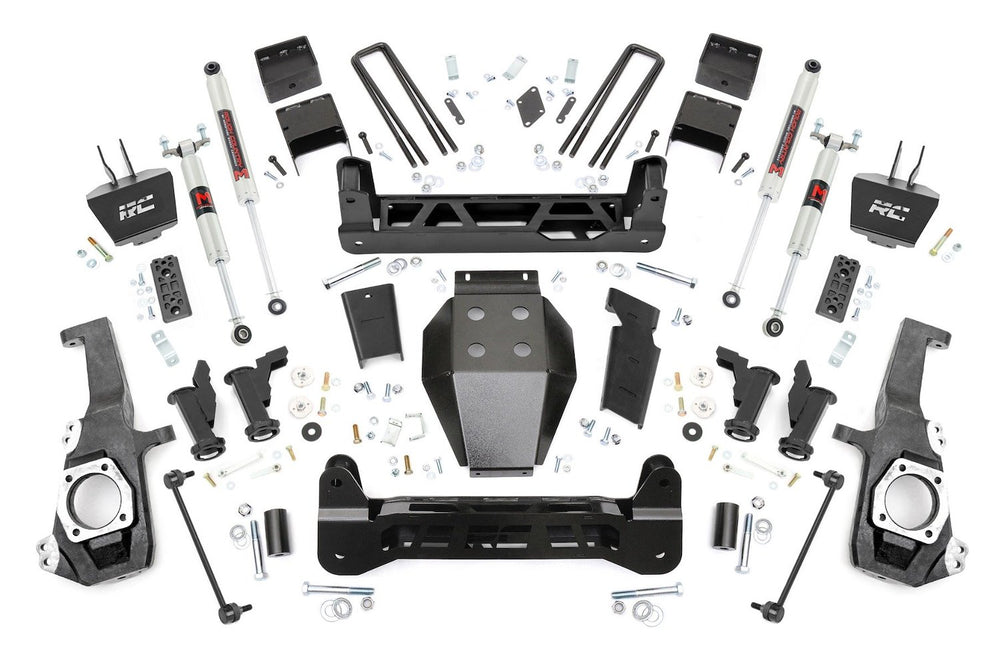 Rough Country 5 Inch Lift Kit Torsion Drop M1 Chevy GMC 2500HD 3500HD 2WD 4WD (20-26) 11040