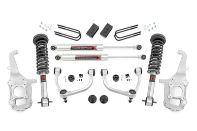 Rough Country 4 inch Lift Kit Forged UCA M1 M1 No Cut Ford F-150 4WD (2021-2026) 41840