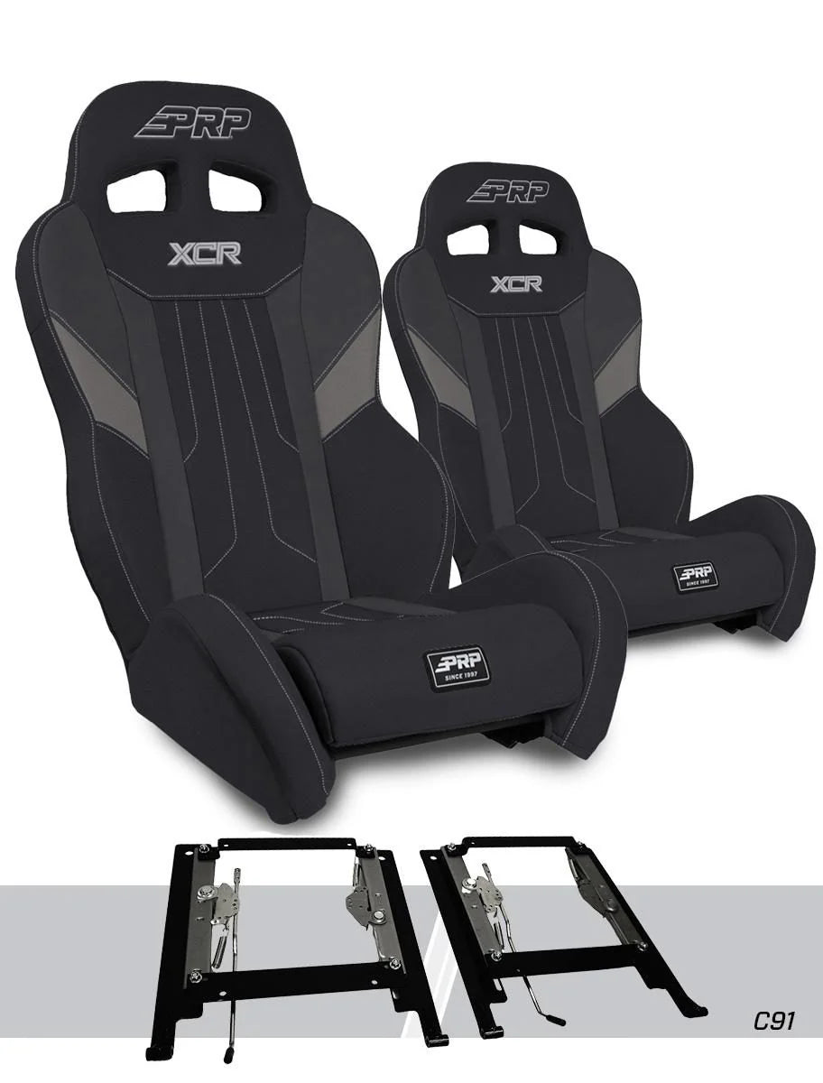 PRP PPR XCR Suspension Seats Kit for Can-Am Maverick R R MAX (Front) (Pair) A8001-PORXP-C91-203 A8001-PORXP-C91-203