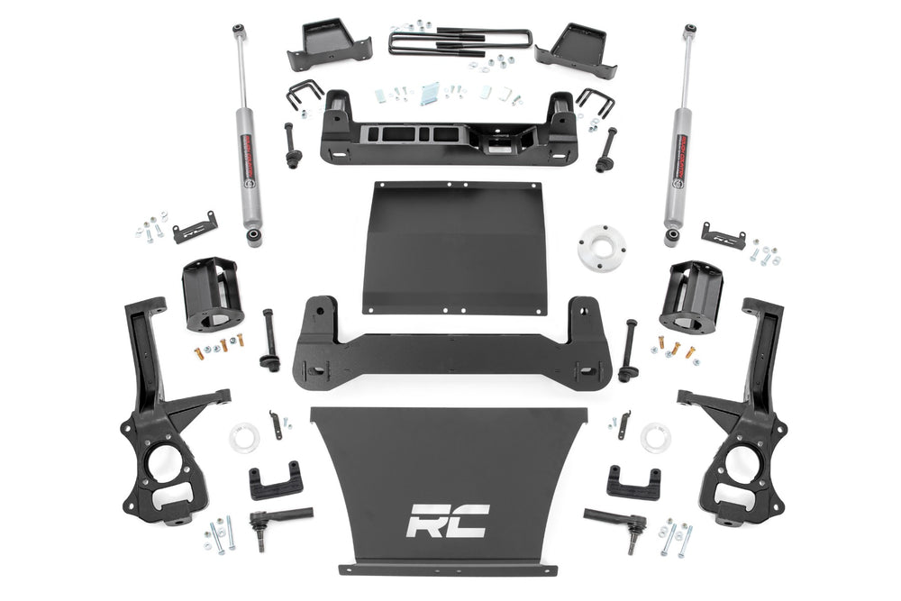 Rough Country 6 Inch Lift Kit Chevy Silverado 1500 2WD (2019-2024) 23830