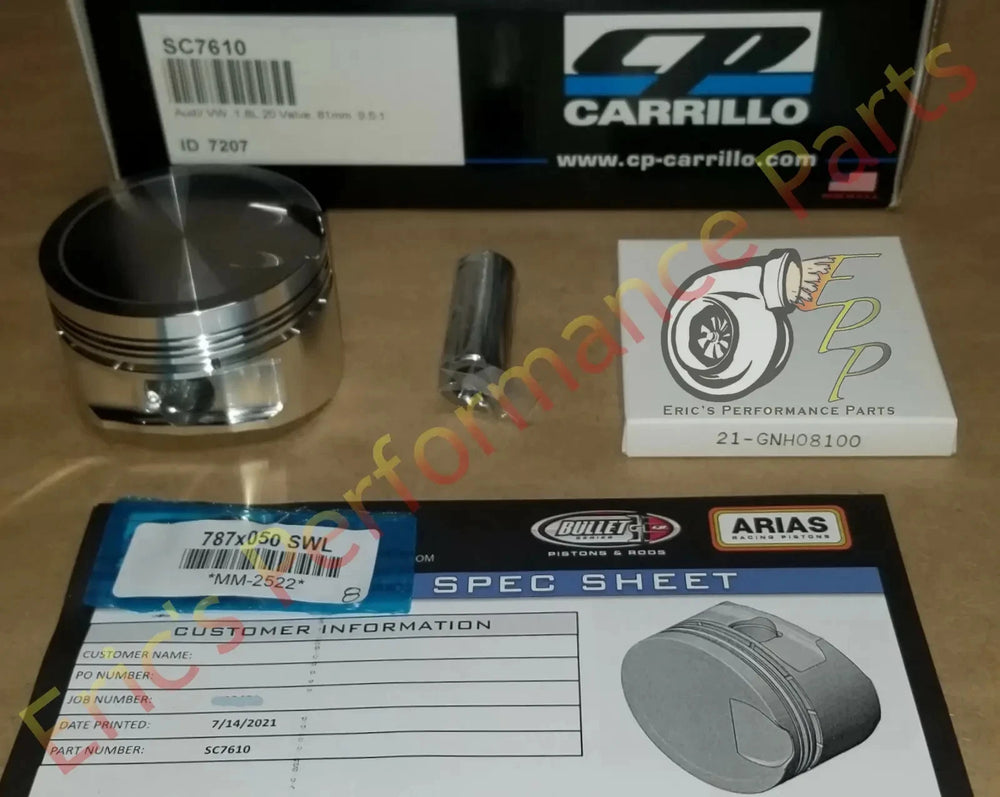 Carillo Audi/VW 1.8L 20 Valve 20mm pin 81mm 9.5:1 - SC7610