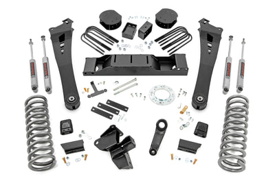 Rough Country 5 Inch Lift Kit Diesel AISIN Ram 3500 4WD (2019-2024) 38430