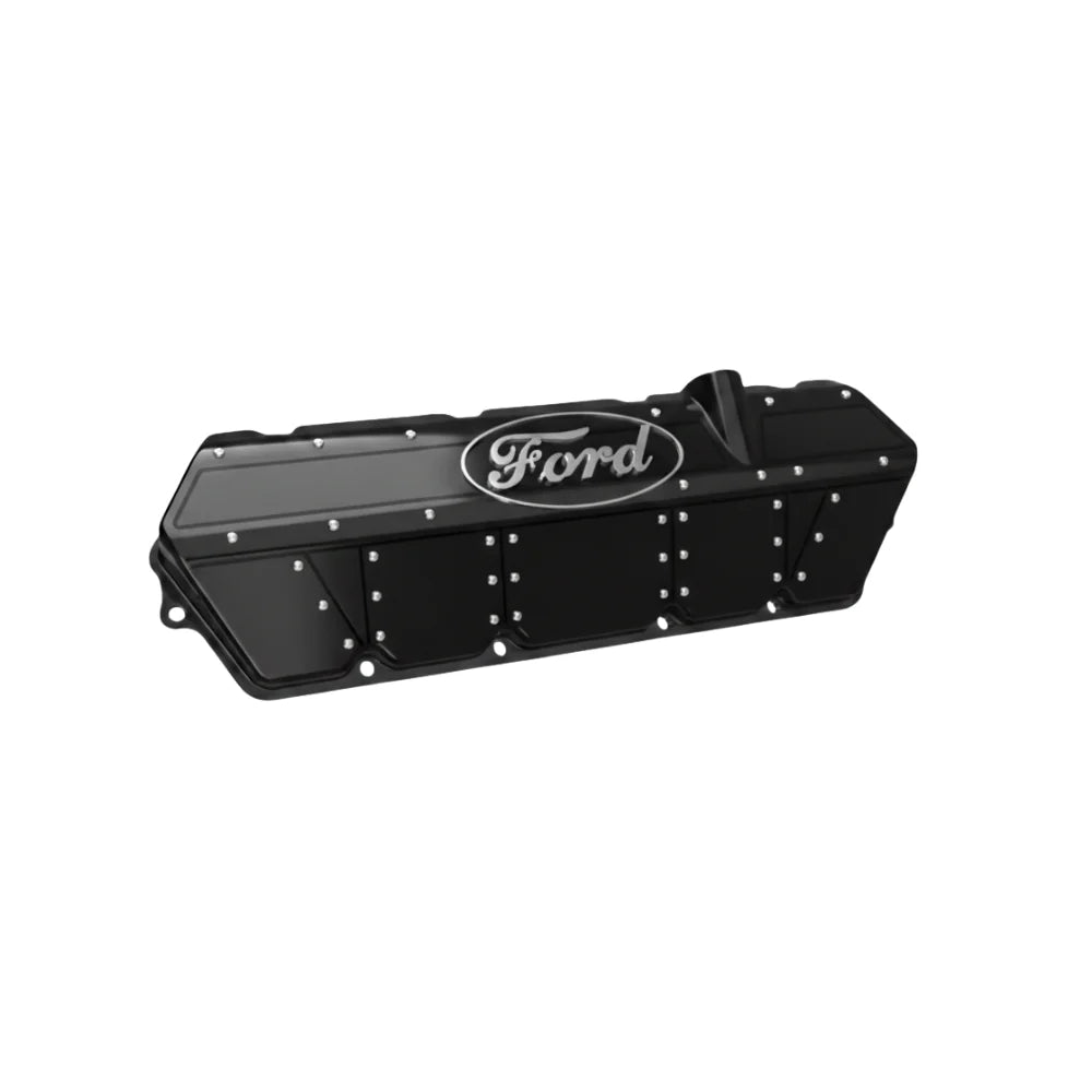 Choate Performance 7.3 94-03 Ford Powerstroke Billet Valve Covers Ford Logo CEP73BVC