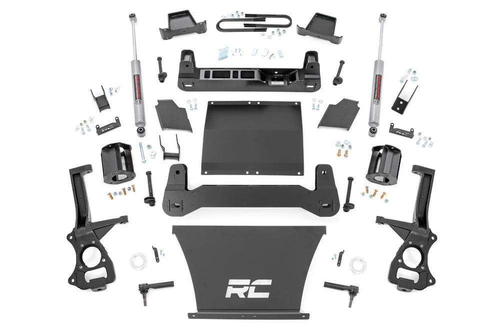 Rough Country 4 Inch Lift Kit AT4 Trailboss Chevy GMC 1500 (25-26) 110330