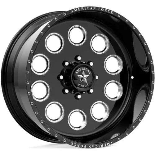 Wheel Pros American Force AFW BIG TEN SS 24X11 8X6.5 BLACK 0 AFTMF09D22-5-21