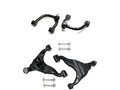Freedom Offroad Billet Front Upper Control Arms and OEM Replacement Lower Control Arms for 2-4 Inch Lift 16-23 Toyota Tacoma Freedom Off-Road - FO-T701FU-BTFO-T701-1FL
