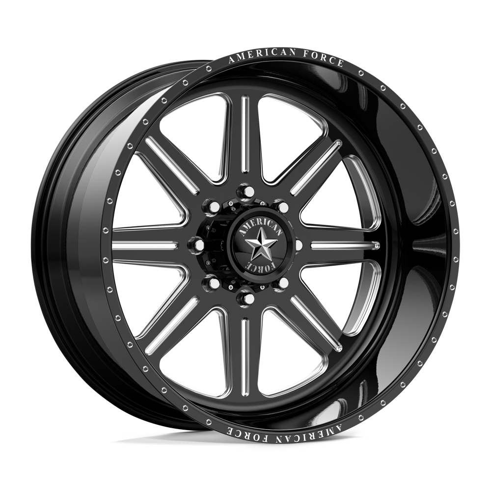 Wheel Pros American Force AFW LEGEND SS 20X10 8X170 BLACK -25 AFTDG43F25-5-21