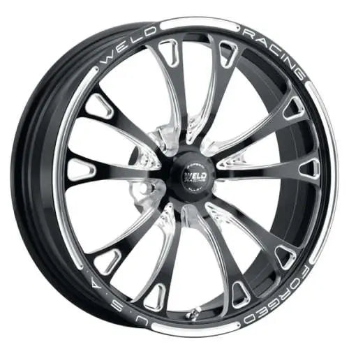 Weld V-Series 1-Piece 17x4.5 / 5x4.75 BP / 2.25in BS Gloss Black Milled Wheel