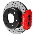 WilWood FDLI P/S Park Brake Kit Drilled Red 1971-1991 GM Blazer 4x4 2.46 Offset 140-18158-DR