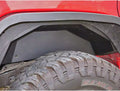 0718 WRANGLER JK UNLIMITED 4DOOR FINE TEXTURED BLACK REAR FENDER LINERS