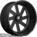 Wheel Pros FF02 22X12 8X170 125.1 NBL -51 L DE0222201745L