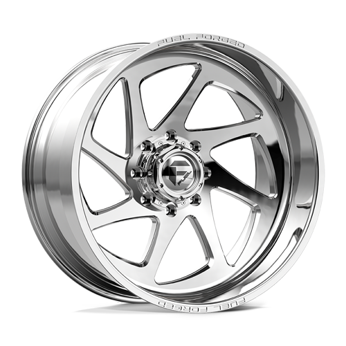 FUEL WHEELS FF124 CC 24X12 8X165 POL -55 R FORGED ALUMINUM POLISHED FFNFFC124RD22-1-34