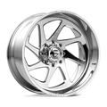 FUEL WHEELS FF124 CC 24X12 8X165 POL -55 R FORGED ALUMINUM POLISHED FFNFFC124RD22-1-34