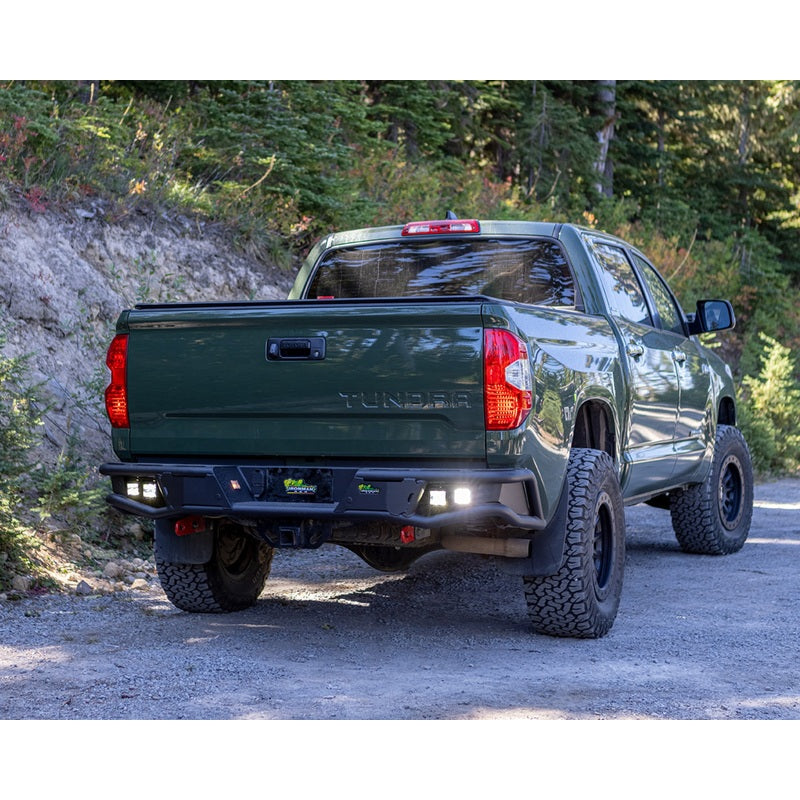 1421 TUNDRA RAID REAR BUMPER KIT 40W FLOOD AMBER LIGHTS 20W FLOOD CLEAR LIGHTS