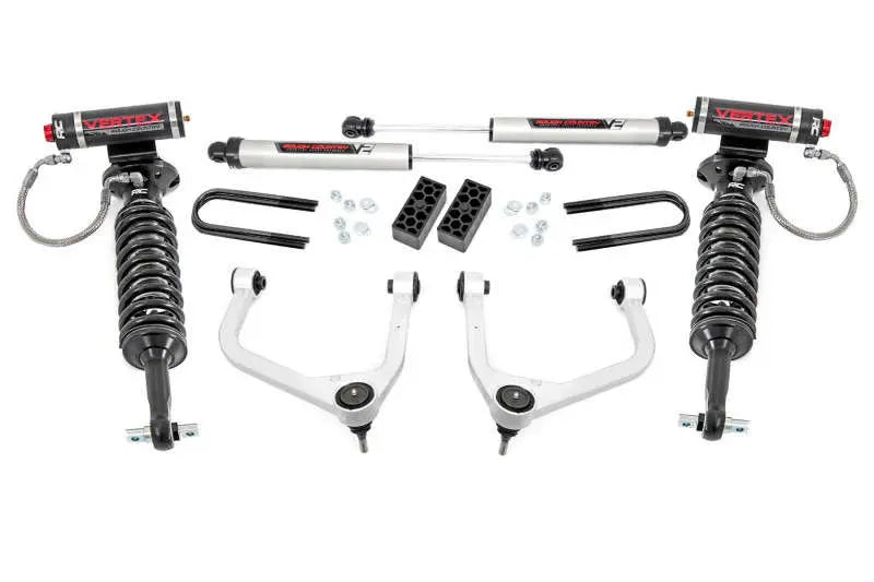 Rough Country 3.5 Inch Lift Kit Vertex V2 Rear Mono Leaf Chevy Silverado 1500 (25-26) 28257_A