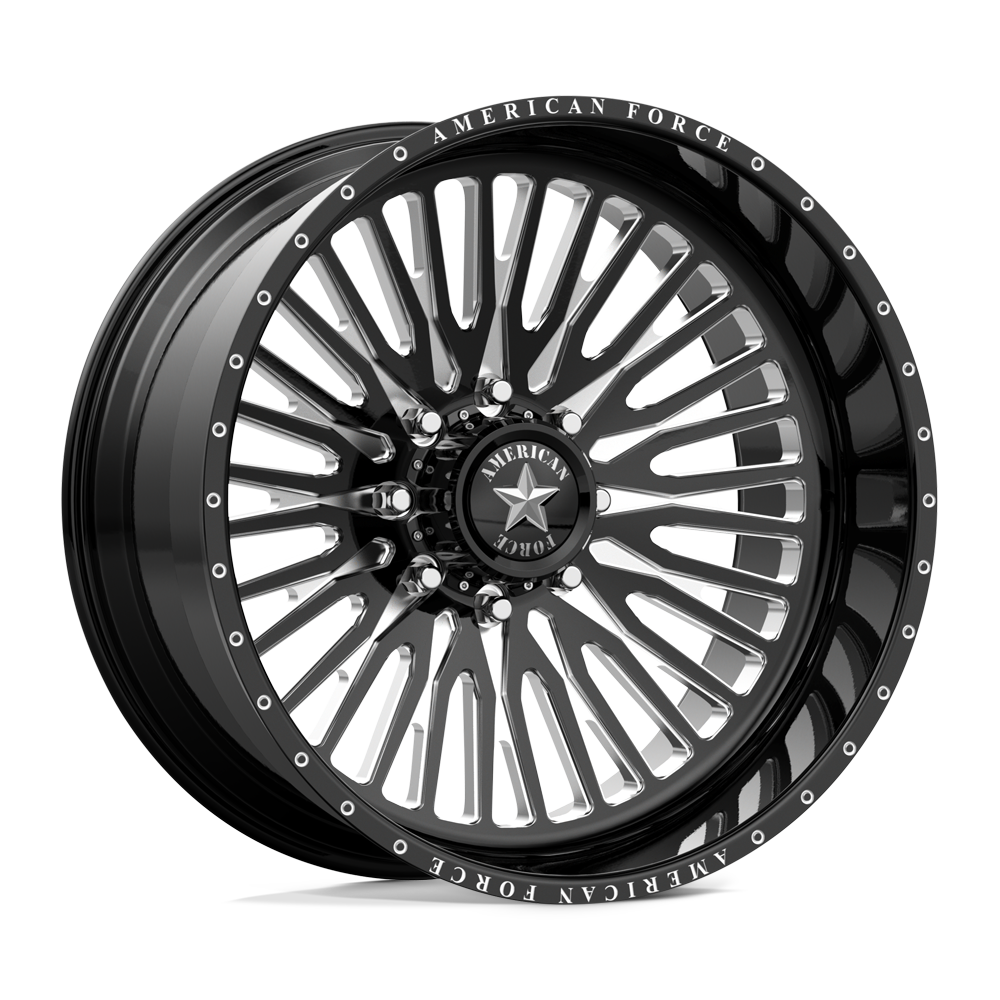 Wheel Pros American Force AFW SPECTRUM CC 22X12 6X139.7 BLACK -55 AFTJCK04R78-5-21