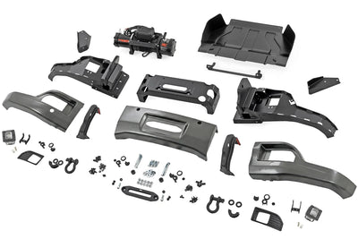 Rough country Front FXS Bumper 12000S G6M Dark Ash Chevy Silverado 1500 2WD/4WD (2023-2026) 13007-G6M