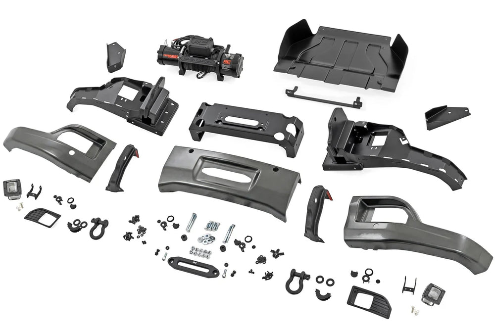Rough country Front FXS Bumper 12000S G6M Dark Ash Chevy Silverado 1500 2WD/4WD (2023-2026) 13007-G6M