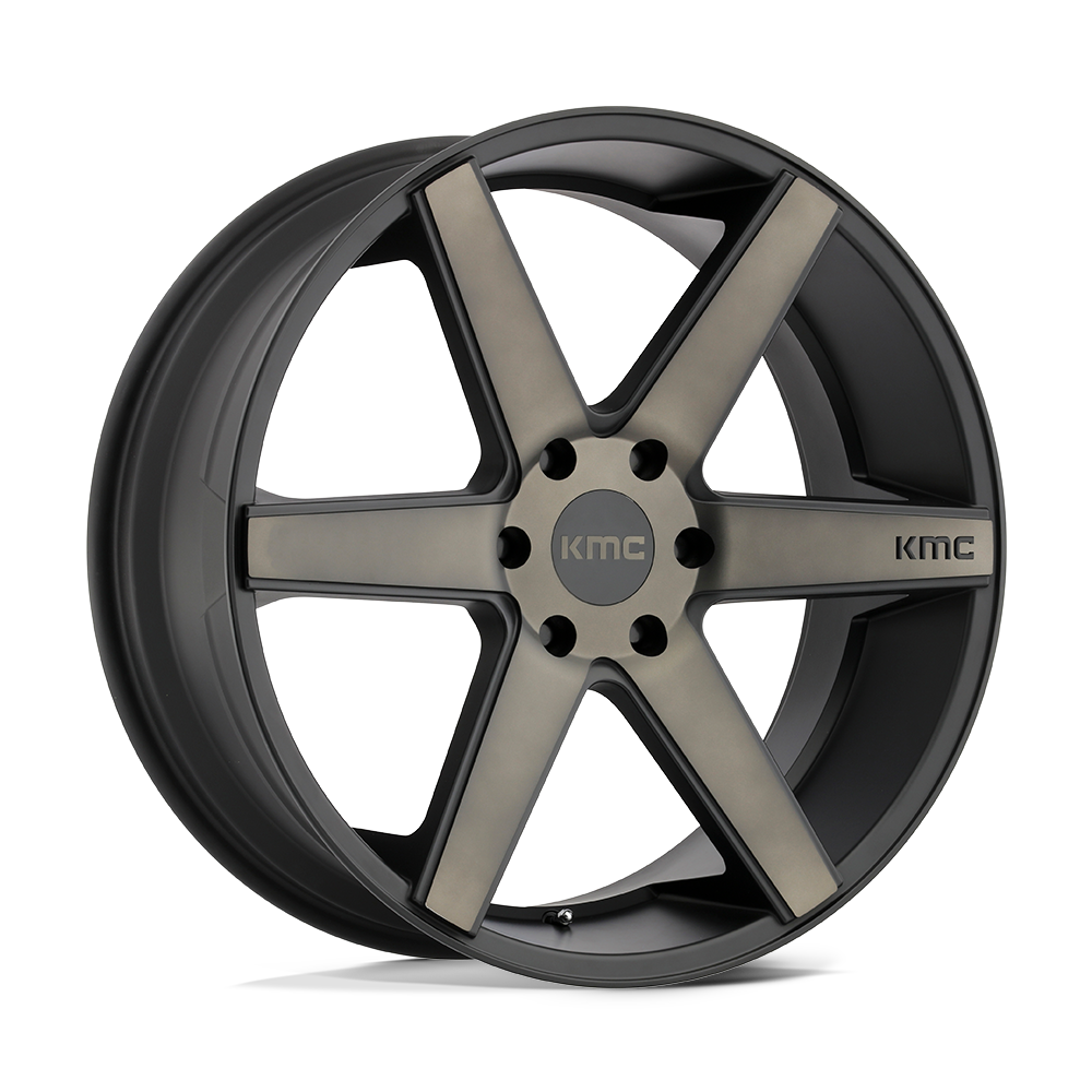 Wheel Pros KM704 24X9 6X139.7 30 BRSH CNT / CHR BR KM704-24906030BRA1