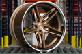 Ferrada auto part close-up