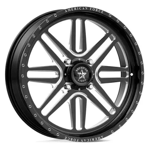Wheel Pros American Force Powersports AFW SUMMIT UTV 24X7 4X156 BLK 0 AFTYK01E111-5-21