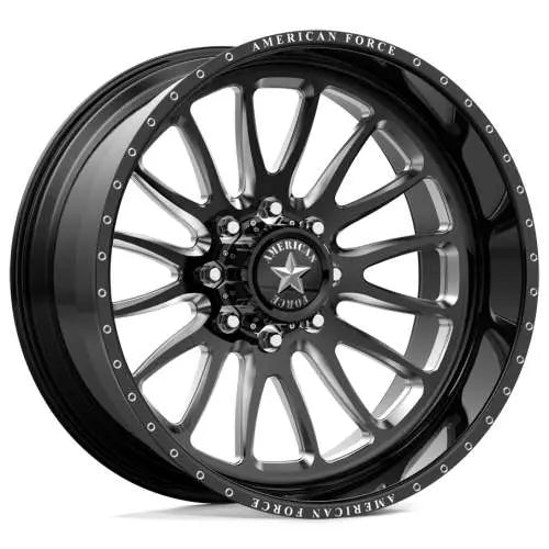 Wheel Pros American Force AFW NEMESIS CC 24X12 6X139.7 BLACK -55 AFTNCKH10R06-5-21