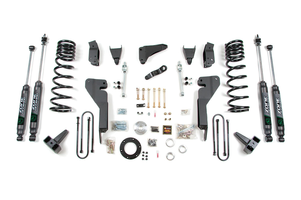 Zone Offroad 09-13 Dodge 2500 8in Suspension Lift Kit w/ Fox 2.0 Adventure Series Shocks