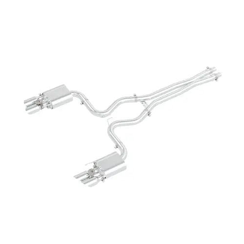 PPE Exh Cat-Back w Active tips and X-pipe - Pol Pol - Ford Mustang GT 2018-2023 317663030
