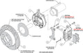 WilWood FDLI P/S Park Brake Kit Drilled 1971-1991 GM Blazer 4x4 2.46 Offset 140-18158-D