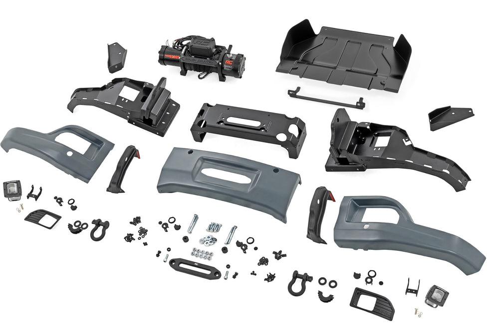 Rough country Front FXS Bumper 12000S GNO Slate Gray Chevy Silverado 1500 2WD/4WD (2023-2026) 13007-GNO