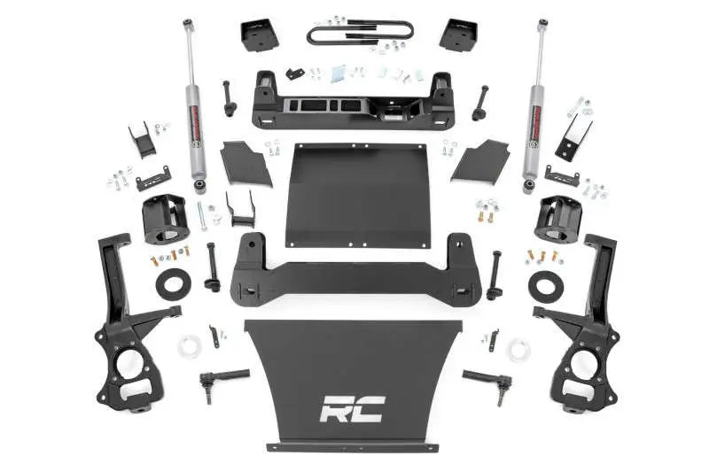 Rough Country 6 Inch Lift Kit Mono Leaf Rear N3 GMC Sierra 1500 2WD 4WD (2025-2026) 26631_A
