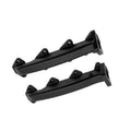 Wehrli Exhaust Manifold Kit Billet w Gaskets Hardware 01-16 Duramax Blk Ceramic Black 100363