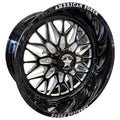 Wheel Pros American Force AFW ICEBERG SS 22X12 8X6.5 -40 G-BLK-MCH AFTJN57D22-5-20