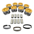Choate Performance 6.0L Powerstroke Choate Pistons w rings Standard 04-07 Coated Flycut Delipped Set CEP7204DKTSTDCFD
