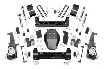 Rough Country 5 Inch Lift Kit NTD V2 w Overloads Chevy GMC 2500HD 3500HD 2WD 4WD (20-26) 110870
