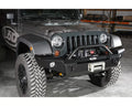 LOD Offroad JK Signature Series Full Width Front Bumper Setup For Warn Power Plant Winch only w NO GUARD (Bare Steel) - JFB0754