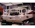 LOD Offroad JK Signature Series Full Width Front Bumper Setup For Warn Power Plant Winch only w NO GUARD (Bare Steel) - JFB0754