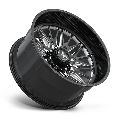 Wheel Pros American Force AFW FROST CC 22X12 8X165 BK-MILLED -55 AFTJCKH41D22-5-20