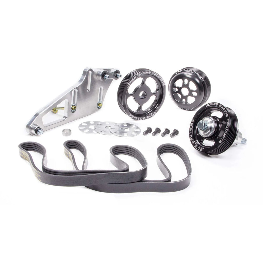 Serpentine Drive Kit SBC W/ PS - WP & ALT.