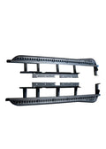 RCI Metalwork Rock Sliders 24-Tacoma Long-Bed TACO24DCLBSLIDERTPBK20