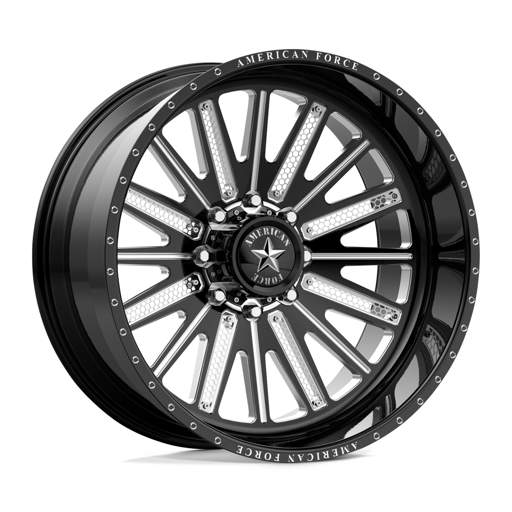 Wheel Pros American Force AFW JESTER CCFP 5x127 20X12 BLK AFX2/RIV AFTECK201S71-11-21
