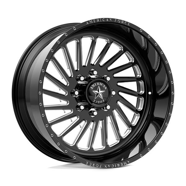 Wheel Pros American Force AFW SABRE SS 20X10 8X180 BLACK -25 AFTDN02G24-5-21