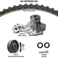 Gates 93-99 Volkswagen Jetta 4-Cyl. 2.0L Timing Belt Component Kit w/Water Pump
