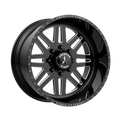 Wheel Pros American Force FF016 DL 20X10 5X5 -25 BLACK FFDFF016S71-5-34