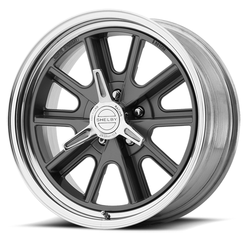 Wheel Pros American Racing Vintage VN427P COBRA 18X9.5 5X4.5 76 5.75BS GRAY VN42789512B57
