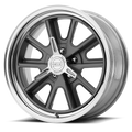 Wheel Pros American Racing Vintage VN427P COBRA 18X9.5 5X4.5 76 5.75BS GRAY VN42789512B57
