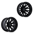 FUEL WHEELS CATALYST DRW 24X8.25 8X200 -202 MB-GB DR FUSION FORGED MATTE BLACK W GLOSS BLACK LIP D40624829235